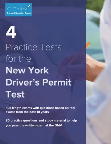 4 Practice Tests for the New York Driver's Permit Test: 80 Practice ...